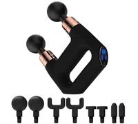 Massage Gun, 6 Gears Double Head Muscle Massager, Electric Palm Chest Percussion Helps to Break up Mucus, Suitable for Different scenarios and People Massager Gun