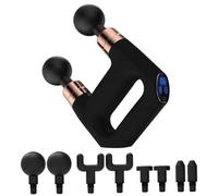 Massage Gun, 6 Gears Double Head Muscle Massager, Electric Palm Chest Percussion Helps to Break up Mucus, Suitable for Different scenarios and People, and Massager Gun