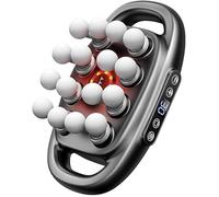 Massage Gun Deep Tissue, 16 Heads Muscle Massage Gun for Pain Relief, 48KG Impact, 30 Speeds, LCD Display, Cordless Portable Neck, Back, Leg, Shoulder Massager