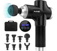 Massage Gun Deep Tissue ALDOM Muscle Massager with 30 Adjustable Speeds 8 Heads
