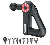 Massage Gun Deep Tissue, Handheld Muscle Massager, Mini Massage Gun for Fatigue and Pain Relief, Percussion Massage Gun with 9 Attachments & 9 Speeds(Color:C)