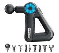 Massage Gun Deep Tissue, Handheld Muscle Massager, Mini Massage Gun for Fatigue and Pain Relief, Percussion Handheld Personal Massager with 9 Attachments & 9 Speeds