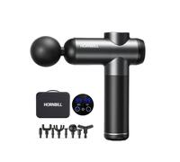 Massage Gun Deep Tissue, Muscle Percussion Massager with 30 Speeds Neck Massager Back Massage Quiet Hand Massagers with LCD Touch Screen 8 Heads for Shoulder Body Back Relaxation Gifts for Men