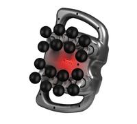 Massage Gun for Muscle Relief, 8-16 Heads, 3 Modes & 30 Speeds, Type-C Recharge Electric Handheld Massagers, for Back Pain, Legs, Body Full Body Muscle Massage Relax (Upgrade-Grey + 16 Heads)