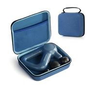 Massage Gun Hard Case Compatible with TheraGun Relief Handheld Percussion Massage Gun, Portable Travel Case Storage Carrying Bag with Mesh Pocket for Cables and Other Accessories Blue(Case Only)