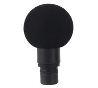 Massage Gun Heads Massage Gun Attachments Round-Shaped Tips ABS & PP Black Replacement Heads for Muscle Relaxing, Accessories