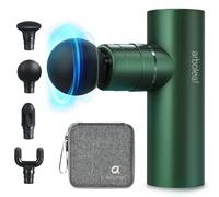 Massage Gun Mini, arboleaf Massage Gun Deep Tissue with Case, 4 Silicone Heads 3200 RPM Muscle Massage Gun, Portable Massager Gun for Pain Relief Home Office Workout Muscle Relax