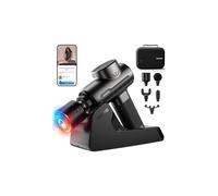 Massage Gun with Charging Stand, Percussion Muscle Deep Tissue with Heat and Cold Head, Electric Handheld Massager Gun, Muscle Massager