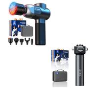 Massage Gun with Heat and Cold Therapy and BOB AND BRAD VibeFlow Vibration Therapy Massager