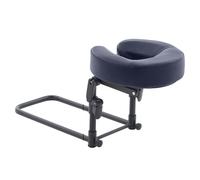 Massage Headrest for Bed - 180° Multi-Angle Face Down Pillow with Memory Foam, Foldable & Portable Design for Home Massage, Relaxation, and Comfort, Dark Blue, Bed Head Holder