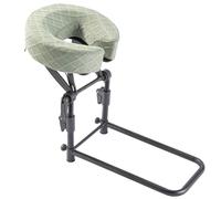 Massage Headrest for Bed,Adjustable Massage Head Holder with Face Cradle,Face Rest Support Cushion for Home Spa & Salon,U-Shaped Massage Pillow for Eye Surgery Recovery and Relaxation(Green)