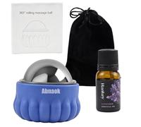 Massage Ice Roller Ball - Stainless Steel Cold & Heat Therapy Tool, Eczema Scratcher for Deep Tissue Massage, Alleviating Muscle Tension in Shoulders, Arms, Back, Legs & Calves