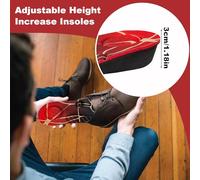 Massage Insoles for Men | Orthopedic Massage Insoles,Flat Feet Inserts for Sports Activities Hiking Long Walks Standing Jobs Running Casual Footwear Gym Workouts