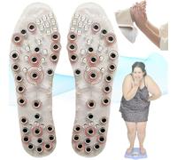 Massage Insoles Magnetic Therapy Insoles Acupressure Insoles Stimulates Points of Pressure and Circulation Reflexology Acupressure Relieve Health Therapy Massage,35