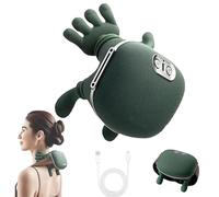 Massage Master for Shoulder, Airlandolists Hand Shoulder and Neck Massager, with Heat Kneading, Cordless Design, Ergonomic Shiatsu Massage forNeck, Shoulders & Back Pain Relief
