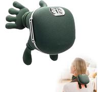 Massage Master for Shoulder, Neck Massager with 3-Speed Adjustment, Simulated Human Hand Cervical Trapezius Neck Massager Pillows with Heat, Pain Relief,Green
