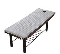 Massage Mattress Multi-Size Color Massage SPA Treatment Bed Set with Hole Solid Color Salon Table Sheet Bed Mattress(Gray,185x70cm(72x27inch))