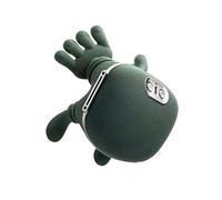 Massage Neck, 4D Real Hands Massager Heated Massager, Wireless Neck Back Shoulder Massagers, Hands-Free Operation Pain Relief Muscle Relax for Home Office,Green-One Size