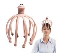 Massage Octopus Claw, Ergonomic Head Stimulator, Wellness Accessory, Scalp Massage, Improving , Craft Power Tool for Daily Relaxation
