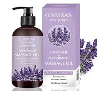 Massage Oil for Relaxing Lavender Massage Oils for Massage Moisturizing Body Oil for Men and Women 10.2 fl.oz
