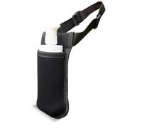 Massage Oil Holster,Portable Therapist Bag with Adjustable Waist Strap,Black Lotion Holder Organizer for Spa Treatments Professionals,Machine Washable (Black, Large, 1)