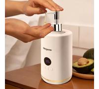 Massage Oil Warmer, Massage Oil Warmer, Body Oils Heater for Spa, Salon and Barber Shops, with Two Oil Bottle Dispensers, Constant Temperature (White)