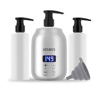 Massage Oil Warmer, Professional Lotion Warmer Dispenser Heater, Creams Warmer, Oil Bottle Warmer, Auto-Temperature,for Salon, Barber Shops, Home, with One Oil Bottle Dispenser (Sliver)
