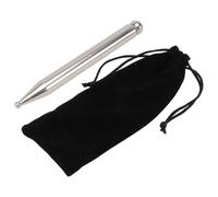 Massage Pen Acupuncture Massager Pen Stainless Steel Lightweight Compact Shaped Tool with Two Round Massage Heads for Foot and Shoulder Trigger Point Therapy and Deep Tissue