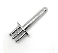 Massage Pen, Magnetic Acupuncture Pen, 3-Fork Face Massager with Detachable Fork, Stainless Steel Massager, Portable Handheld for Home, Beauty Salon ..