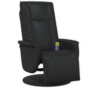 Massage Recliner Chair with Footrest Sofa Chair Armchair Faux Leather vidaXL