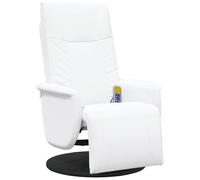 Massage Recliner Chair with Footrest Sofa Chair Armchair Faux Leather vidaXL
