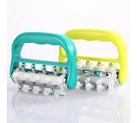 Massage Roller, 2025 Massage Fascia and Scar Tissue Massager, Self Massage Roller Hand Massage Rollers for Legs, Feet, Arms, Back (Blue+Yellow)