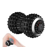 Massage Roller - ABS + Silicone 6.69 x 3.54 Inches 2500 mAh USB Rechargeable | Vibration Balls, Adjustable Neck Stretcher, Portable Electric Yoga Tool | Yoga, Apartment Comp