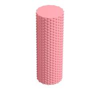 Massage Roller - Deep Tissue | Yoga Roll - High Density Fascia Roller - Trigger Point Muscle Roller for Calves Thigh Back Body Workout Pilates Sports Fitness Training Home Office Pink 1 Pack