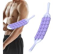 Massage Roller for Legs - Muscle Roller | Leg Massager | 3 Rows Flexible Massage Stick, Pp Construction, Lightweight Yoga Mahjong Stick, Integration Training Tool Muscle Relaxation Roller