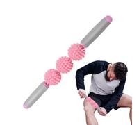 Massage Roller Stick - Hedgehog Deep Tissue Roller | Leg and Body Massagee Tool, Muscle Relaxation Stick, Trigger Point Rolleer, Self Massage Equipment, and Circulation Aid