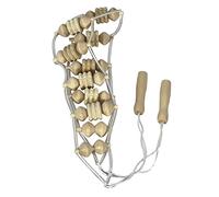 Massage Roller Tool Massager Stick Accessories Anti Cellulite Madero Therapy Wooden Accessories Back Massage Muscle Roller Tool Massager Wooden 120 cm (40 x 7 cm Rolling Surface)