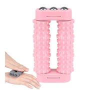 Massage Roller Tools - ABS Steel Compact 9.2 x 4.5 x 2 cm Ergonomic | Finger Hand Massage Wrist Palm Grip Muscle | Women Men Stress Relief Household Fitness Health Tissue Ent