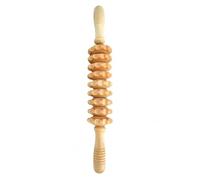 Massage Roller | Wooden Massage Roller with Non-Slip An-Ti Handle,Straight Body Massager for Sculpting Leg Back Waist Thighs