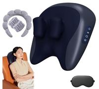 Massage SetHizoo Neck Massager, Stationary Neck & Shoulder Massager, 3D Shiatsu Massage for Pain Relief and Muscle Tension,Unwind and Enjoy a Peaceful Break from Everyday Stress (Black)