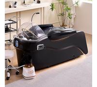 Massage Shampoo Bed - Fully Automatic Head Spa Chair for Barber Shops, Relaxing Design for Ultimate Comfort