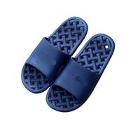 Massage Slippers Leaky Slippers Bathroom Bathing Simple Men's and Women's Home Indoor Massage Sandals and Featured Beach(Dark Blue,42-43)