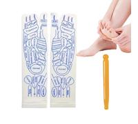 Massage Socks - Elastic Fit with Pressure Point Map, Women's Massage Socks - For the Whole Family, Home, Travel, Office Use