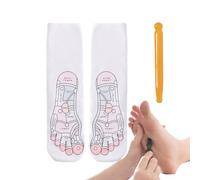 Massage Socks for Feet with English Point Chart