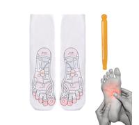 Massage Socks with English Point Chart