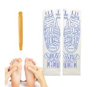 Massage Socks with Tool - Elastic Fit with Point Chart,Foot Massage Cotton Socks,for Ladies Mother Father Elderly Living Room Bedroom Dorm Apartment Travel