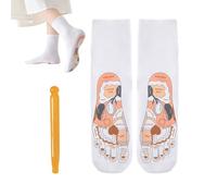 Massage Socks with Tool - Sweat-Absorbing Breathable with Tool,Women's Foot Massaging Socks - for Elderly Ladies Father Wife Living Room Bedroom Dorm Apartment Travel