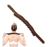 Massage Sticks, Natural Wood, Portable Rolling Stick - 31 Beads Back Massage Roller Stick - For Legs, Shoulders, Arms, Back, Home, Bedroom, Home, Office, Indoor, Women, Men, Awakening
