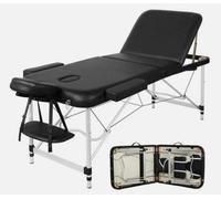 Massage Table 3 Fold Masage Bed Alumium Alloy Massage Couch Portable Salon Bed