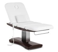 Massage Table 3 Motors 300 W 200 x 75 x 66 91 cm 175 kg Brown / White - Massage Tables by Physa White